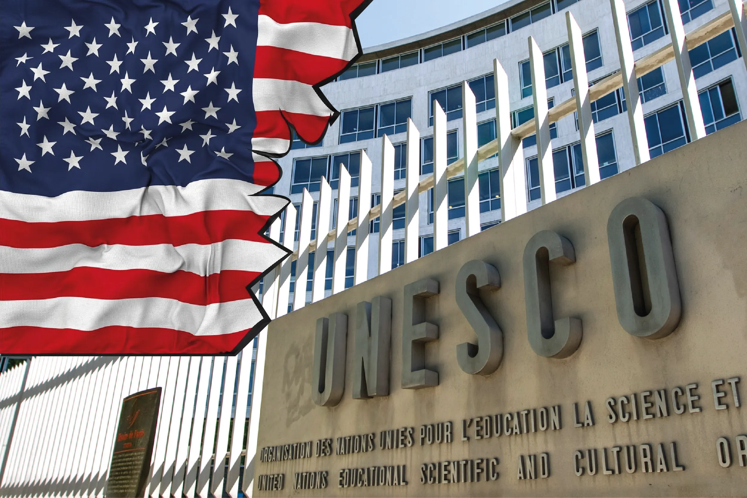 UNESCO, organismo creado tras la Segunda Guerra Mundial para promover la paz a través de la educación, la ciencia y la cultura.